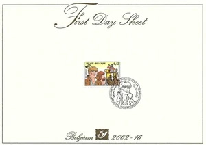 [FDS84] Belgium FDS 2002-16 Comics Bakelandt First Day Sheet SUPERB - Picture 1 of 1
