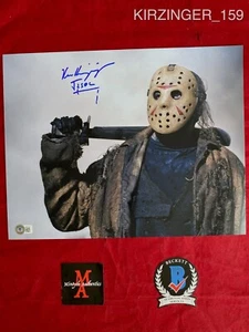 ¡FOTO FIRMADA DE KEN KIRZINGER AUTOGRAFIADA 11x14! ¡FREDDY VS JASON! ¡JASON! ¡BECKETT! - Imagen 1 de 2