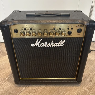 Marshall MG15GFX 15W 4 Channel Combo Electric Guitar Amplifier - Black - Image 1 of 4