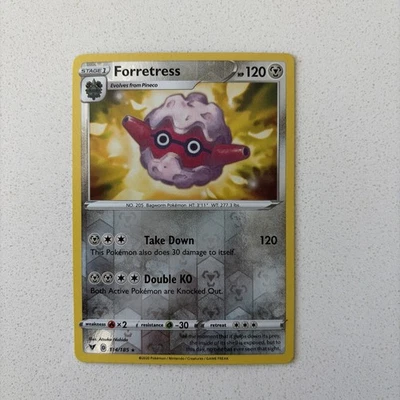 Forretress 114/185 Sword & Shield Vivid Voltage Regular Pokémon Card TCG - Image 1 of 2