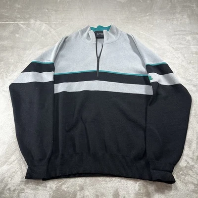 Vintage Demetre Pure Virgin Wool Knit Ski Outdoor Sweater Mens Sz XL Striped USA - Image 1 of 4