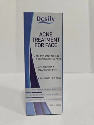 2 Pack  Dcsily Acne Treatment  1.7 Fl Oz- Salicylic Acid-Tea Tree Oil- Aloe - Image 1 of 4