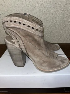 dolce vita NATASHA Almond Suede leather US 9 women ankle booties - Picture 1 of 7