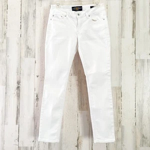 Lucky Brand weiße Jeans Lolita Skinny 4/27 Clean Girl Resort Cruise Hose - Bild 1 von 9