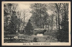 Speyer a. Rh., Ansichtskarte, Domschüssel mit Antikenhalle  - Picture 1 of 2