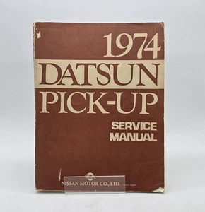 Datsun 620 Pick-up Truck 1974 Service Manual Engine Maintenance Nissan  - Foto 1 di 19