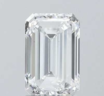 EMERALD 2.00 Ct D Color VS1 Clarity IGI Certified Lab Grown CVD Diamond - Image 1 of 4