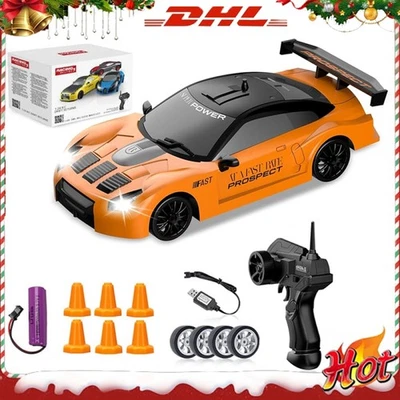 2,4G 4WD GT RC Auto 15 km/h Sport Rennwagen Hochgeschwindigkeits Drift Car - Bild 1 von 4