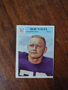 1966 Philadelphia #25 Bob Vogel Baltimore Colts Ex - Bild 1 von 2