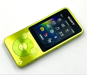 Reproductor de MP3 Sony NW-S14 Walkman verde Bluetooth USB probado audio portátil usado - Imagen 1 de 7