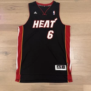 Miami Heat LeBron James Jersey Mens Size L Black Adidas Swingman NBA Basketball - Bild 1 von 19