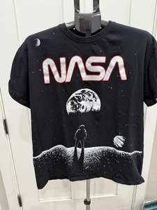 NASA Moon Astronaut T Shirt, Silkscreen Men XL, Brisco Brands, Licensed w/ Tag - Picture 1 of 2