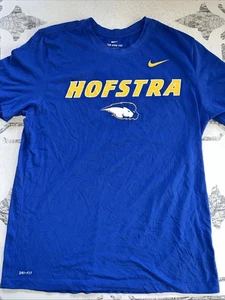 NIKE Dri-Fit HOFSTRA UNIVERSITY Camicia Grande Blu Reale Hofstra Pride - Foto 1 di 18
