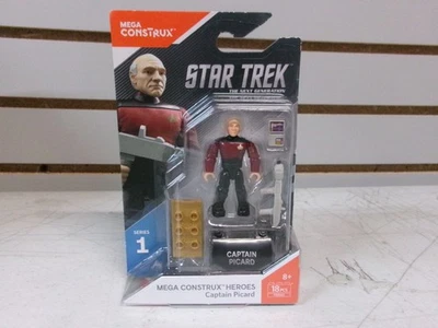 MEGA CONSTRUX HEROES - SERIES 1 (2017)FND65 - STAR TREK - CAPTAIN PICARD NEW #63 - Image 1 of 4