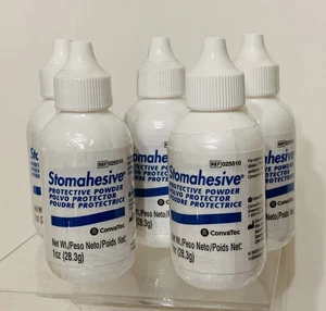5 ConvaTec #025510 Stomahesive Ostomy Powder 1 oz Pack /5 Bottles - Picture 1 of 6