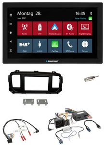 Blaupunkt Lenkrad Bluetooth DAB 2DIN USB Autoradio für Citroen Jumpy Spacetourer - Bild 1 von 11