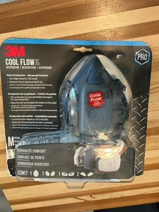 NEU 3M NIOSH Pro Paint Cool Flow Atemschutzmaske Größe Medium P95 7512PA1 - Bild 1 von 8