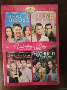 HALLMARK VALENTINES DAY 4 MOVIE COLLECTION DVD NEW Channel Beach House Love - Picture 1 of 3