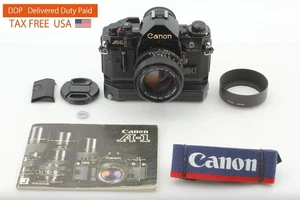【N MINT w/Strap】Canon A-1 35mm Film camera NEW FD 50mm f/1.4 + WINDER A-2 JAPAN - Picture 1 of 18