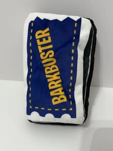 Bark Box Dog Toy Blockbuster VHS Tape Barkbuster Squeak Crinkle - Picture 1 of 8