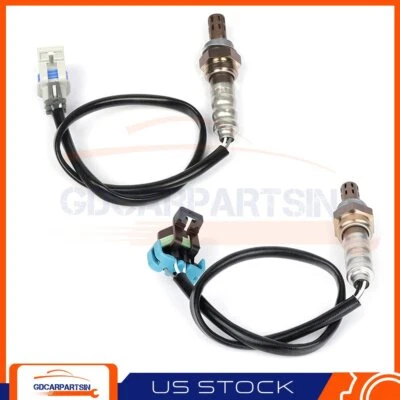 2pcs Fits for 2007 GMC Sierra 3500 HD 6.0L Oxygen Sensor Upstream & Downstream - Изображение 1 из 4