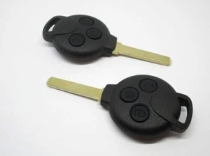 2X Control Remoto Cubierta Cover Llave Inteligente 451 Fortwo Forfour Roadster & - Imagen 1 de 2