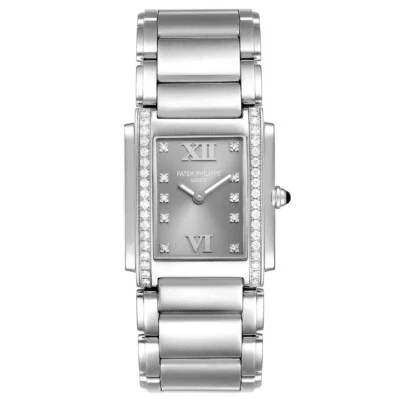 Patek Philippe 4910/10a Ladies' Twenty~4 Stainless Steel with Diamond Bezel - Image 1 of 4