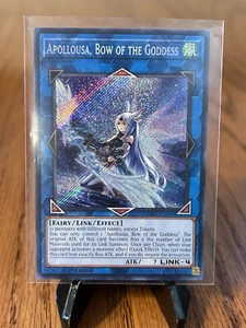 1x Apollousa, Bow of the Goddess 1st Edition Secret Rare RA02-EN040 - Picture 1 of 2
