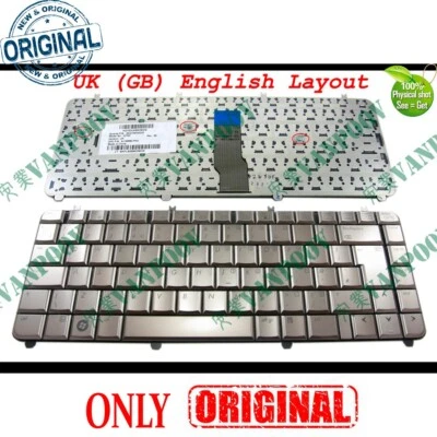 Genuine New Keyboard HP Pavilion dv5 dv5-1000 dv5-1100 dv5-1200 dv5t dv5z RU UK - Image 1 of 2