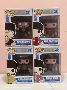 Beatles Yellow Submarine Funko Pops # 27,28,29, 30- John, Paul, George, Ringo - Picture 1 of 10