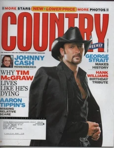 Country Weekly Magazine Septenber 14 2004 Tim McGraw Billy Currington - Picture 1 of 3