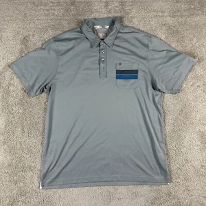 Travis Mathew Camicia Uomo 2XL Grigio Golf Polo 2016 Ryder Cup Nocciola - Foto 1 di 11