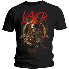 Slayer 'Hard Cover Comic Book Soldier' (Negro) Camiseta - ¡NUEVO Y OFICIAL!