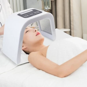 LED Face Mask Light Therapy-7 Color LED Therapy Light Lamp Facial Skin Care Tool - Picture 1 of 17