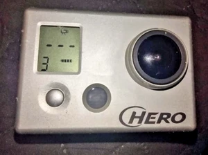 Used Original Go Pro Hero Tested Works/Looks Good & Underwater Case & OEM Manual - Picture 1 of 9