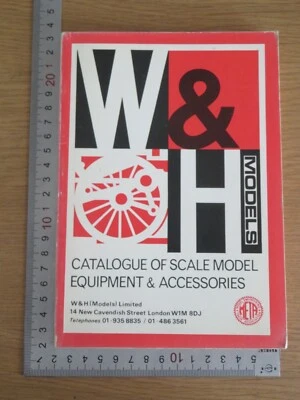 W and H Models Catalogue Of Scale Model Equipment and Accessories Paperback - Image 1 of 4