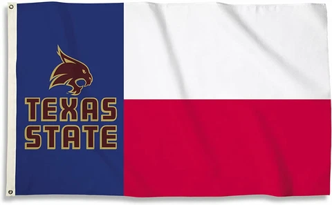 Texas State Bobcats Flag with Grommets University of Cover