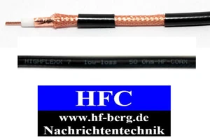10 m HIGHFLEXX 7 Cable coaxial 50 Ω - alta Blindaje y muy flexible - Picture 1 of 5