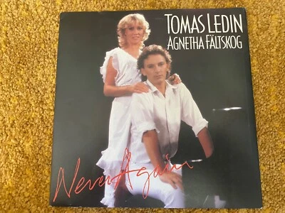 ABBA Agnetha Never Again Duet Tomas Ledin Original Swe Press Fantastic Polar 7 “ Foto 1 de 4