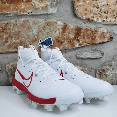 Nike Alpha Huarache NXT MCS Red White Baseball Football Cleats Men 12 DJ6519-104 - Image 1 of 4