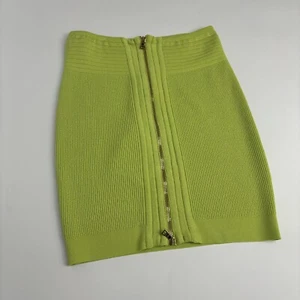 BNWT Womens Balmain Skirt In Green - Size 40/UK 12 - Picture 1 of 10