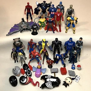 Marvel Superheros Avengers Action Figures Mixed Lot and Accessories - Lot Of 37 - Picture 1 of 7
