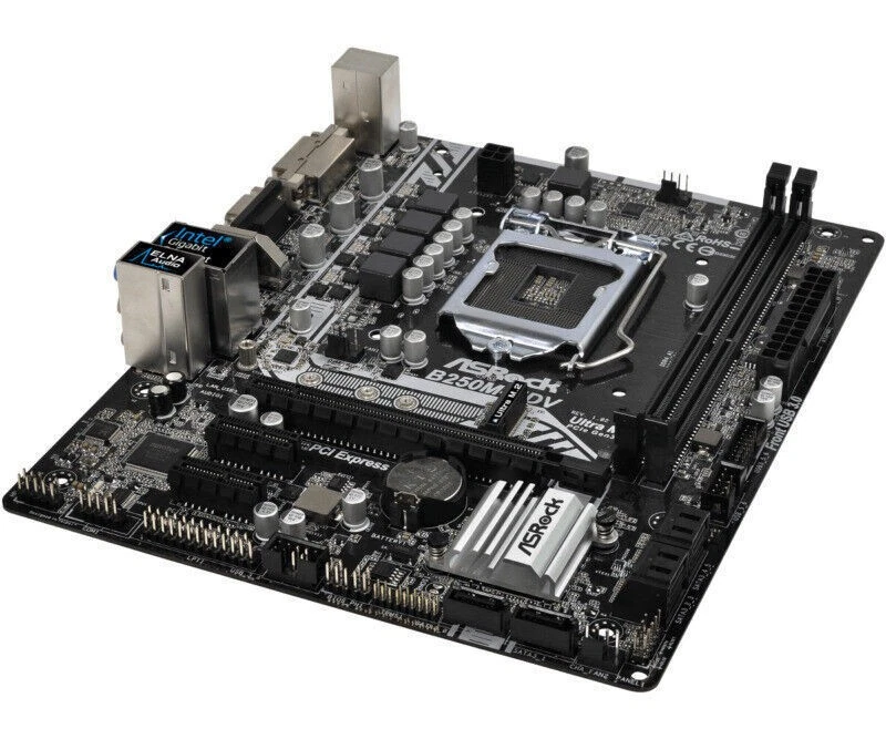 ASRock B250M-HDV scheda madre Intel B250 LGA 1151 DDR4 M.2 micro ATX HDMI USB2.0 - Immagine 1 di 1