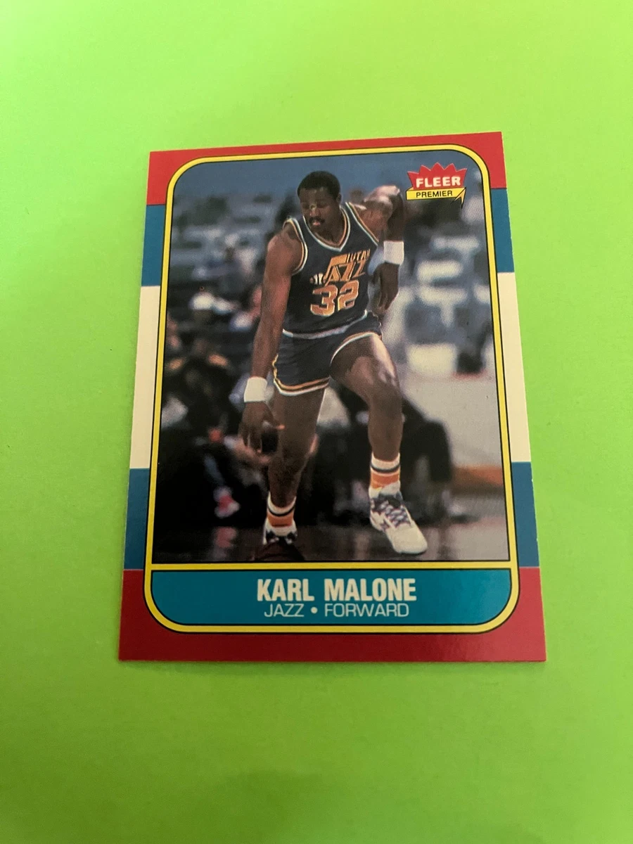 Fleer Karl Malone Basketball 1986-87 Season Sports Trading Cards