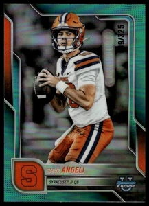 Steve Angeli #193 2025 Bowman University Chrome Aqua Refractor #/325 6657 - Picture 1 of 2