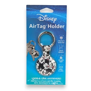 Disney Mickey Mouse AirTag Halter zum Befestigen am Schlüsselring Gepäck Rucksack - Bild 1 von 2