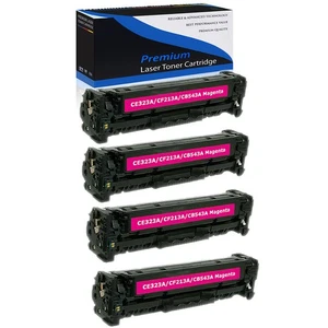 4 Stück CB543A Magenta Toner für HP Laserjet 125A CP1515n CM1312nfi CM1312mfp CP1518 - Bild 1 von 24