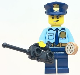 LEGO&reg; Minifigure Town City Police Cop Gold Officer Tie cty743 cty0743