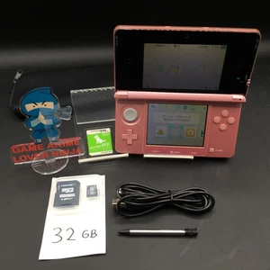 Nintendo 3DS Console Misty Pink Handheld System Japanese ver Charger Tested n2 - Picture 1 of 21