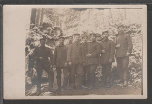 ✔️ ALEMANIA Reich Primera Guerra Mundial RARA FOTO MILITAR POSTAL SOLDADOS - Imagen 1 de 1